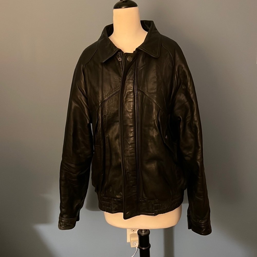 Vintage 70’s men’s leather jacket